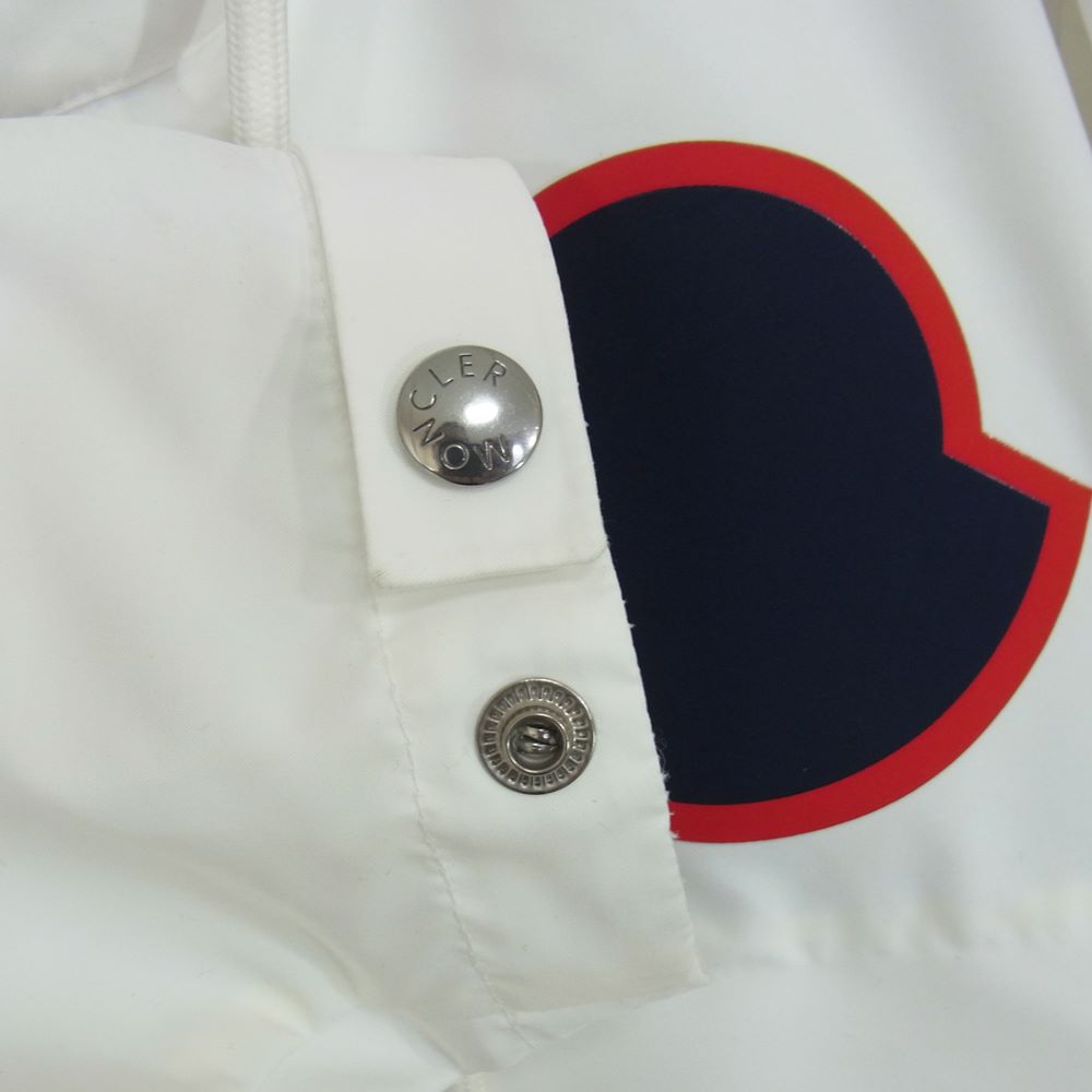 MONCLER モンクレール MONTREAL GIUBBOTTO モントリオール ビッグロゴ トリコロール ジップジャケット ホワイト系 1【中古】