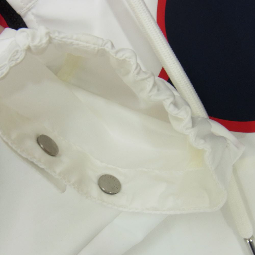 MONCLER モンクレール MONTREAL GIUBBOTTO モントリオール ビッグロゴ トリコロール ジップジャケット ホワイト系 1【中古】