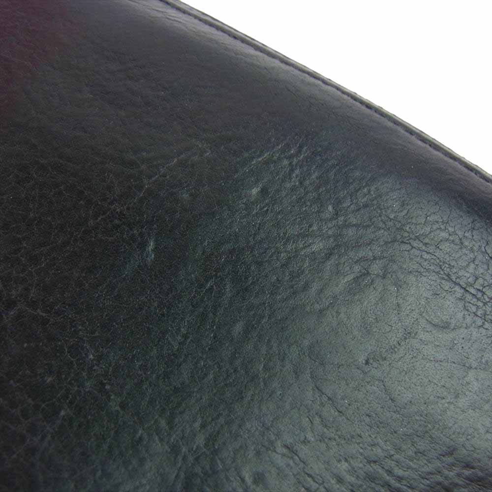 CHROME HEARTS クロムハーツ（原本無） REC F ZIP プレーン ジップ ラウンドファスナー ロングウォレット 長財布 ブラック系【中古】