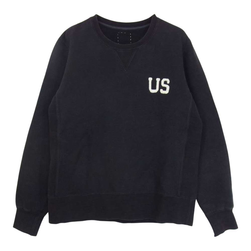VISVIM ビズビム 116205010028 APPLIQUE VINTAGE CREW L/S ネイビー系 3【中古】