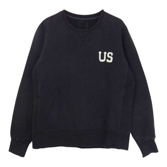 VISVIM ビズビム 116205010028 APPLIQUE VINTAGE CREW L/S ネイビー系 3【中古】