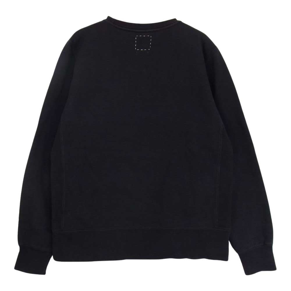VISVIM ビズビム 116205010028 APPLIQUE VINTAGE CREW L/S ネイビー系 3【中古】