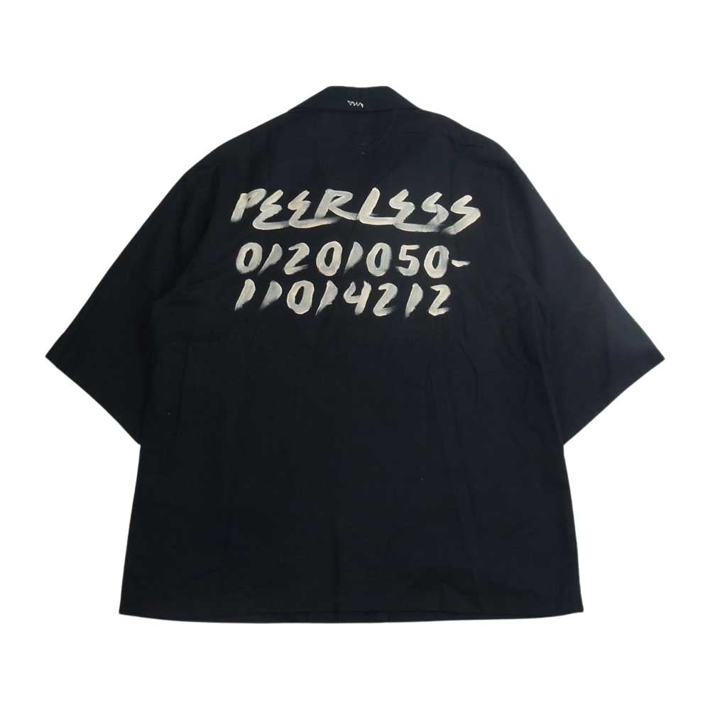 VISVIM ビズビム 120105011014 CORNET SHIRT S/S コルネットシャツ ブラック系 3【中古】