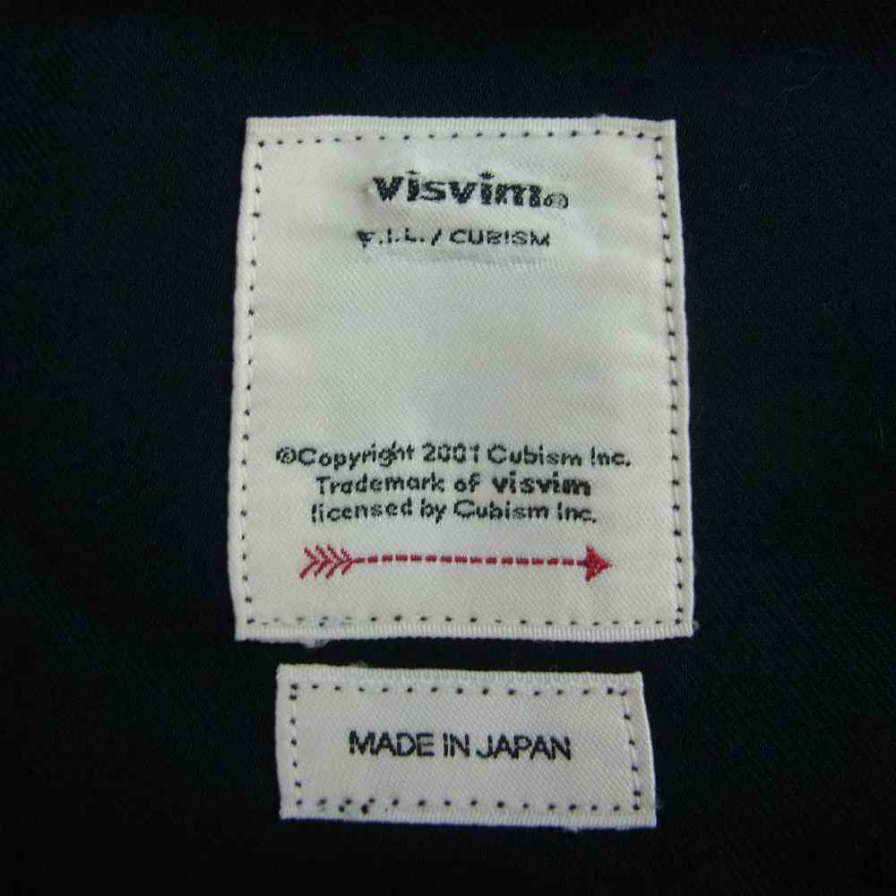 VISVIM ビズビム 120105011014 CORNET SHIRT S/S コルネットシャツ ブラック系 3【中古】