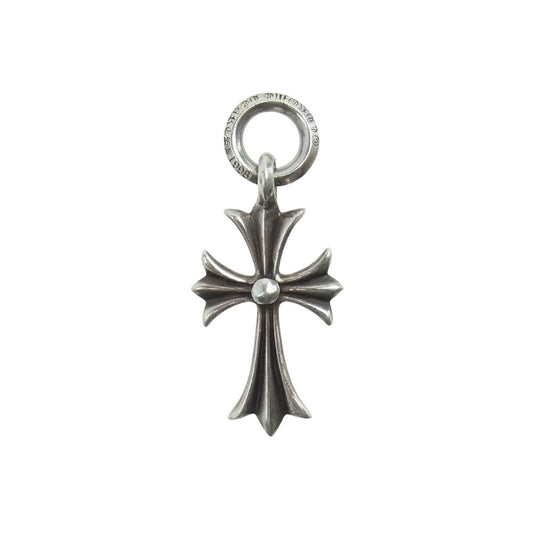 CHROME HEARTS クロムハーツ（原本無） TINY CH CROSS タイニー CHクロス ペンダントトップ シルバー系【中古】
