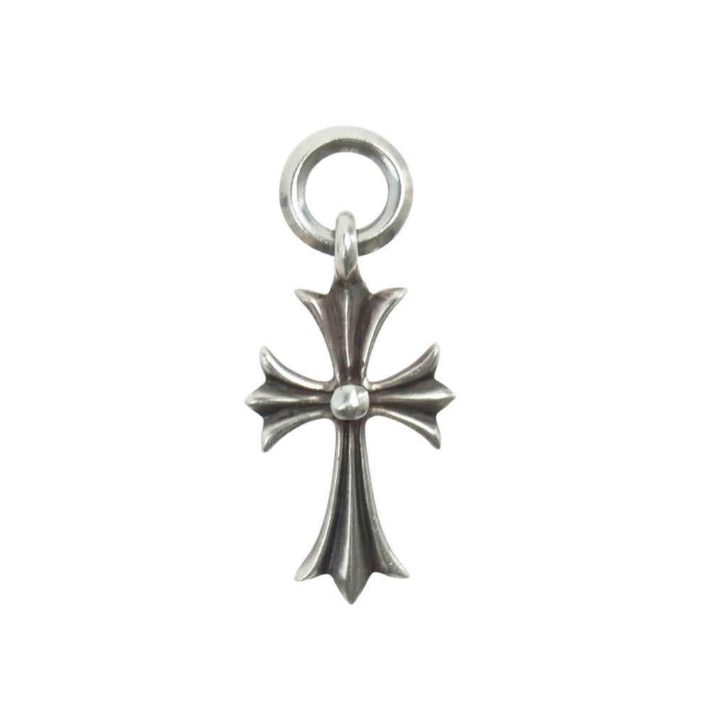 CHROME HEARTS クロムハーツ（原本無） TINY CH CROSS タイニー CHクロス ペンダントトップ シルバー系【中古】