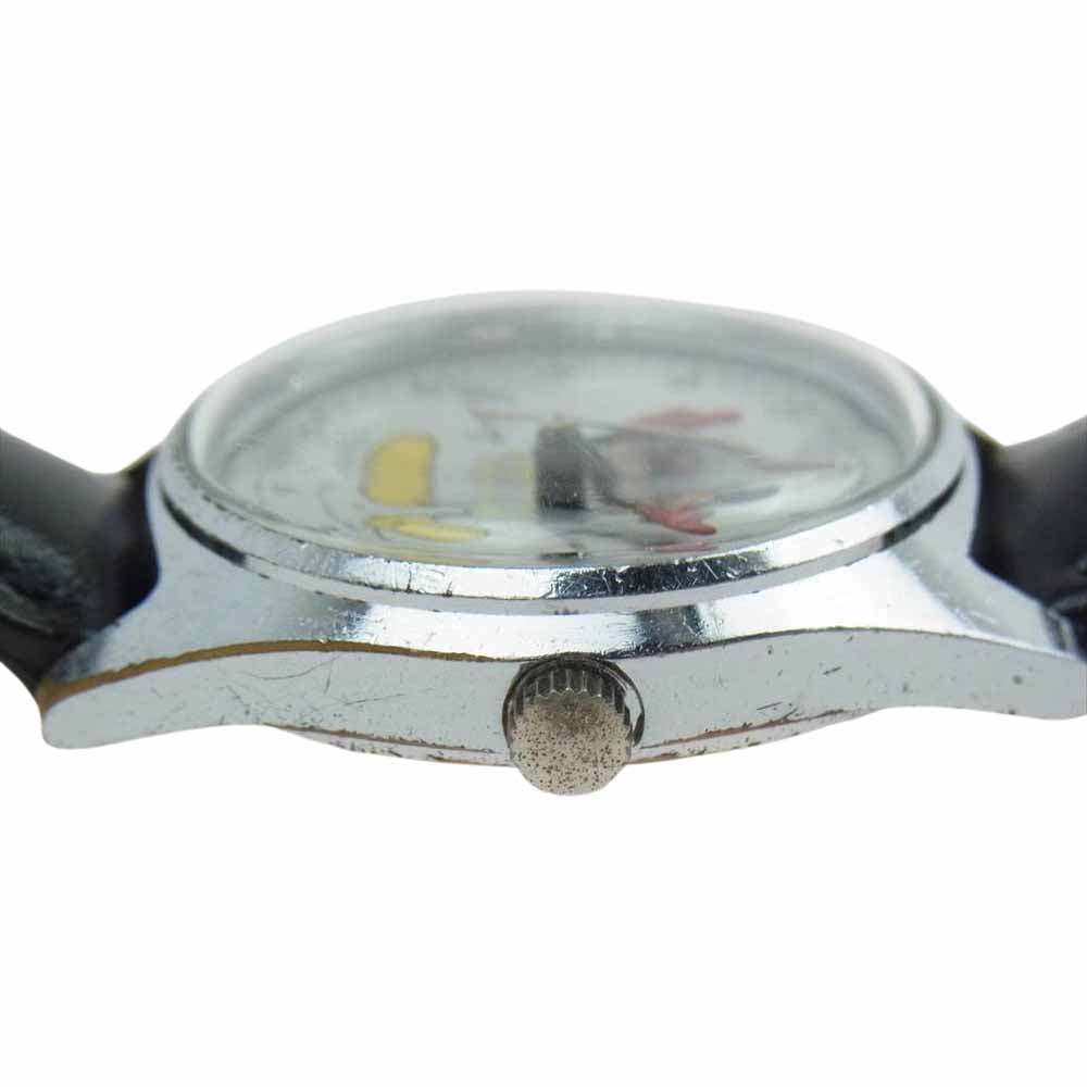 SEIKO セイコー 5000-7000 ディスニータイム ミッキーマウス 70s アンティーク 手巻き 腕時計 ウォッチ ブラック系 シルバー系【中古】