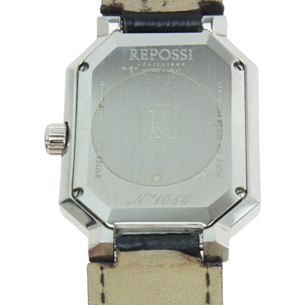 レポシ R1SQ スイス製 モンテカルロ クォーツ 腕時計 ウォッチ ブラック系【中古】