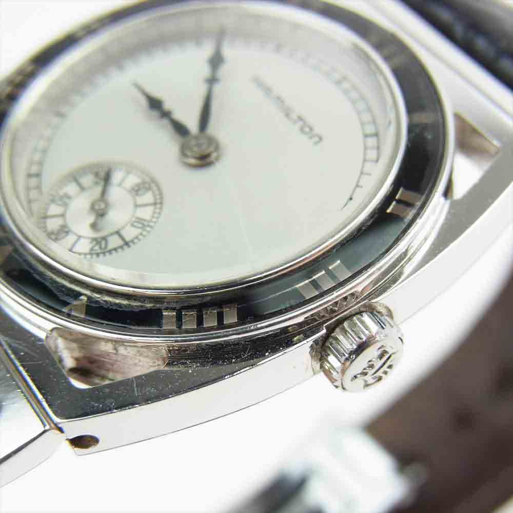 HAMILTON ハミルトン 6221 PIPING ROCK YANKEES WORLD CHAMPIONS 1928 パイピングロック ヤンキース 復刻モデル 手巻き 腕時計 ウォッチ  ブラック系【中古】
