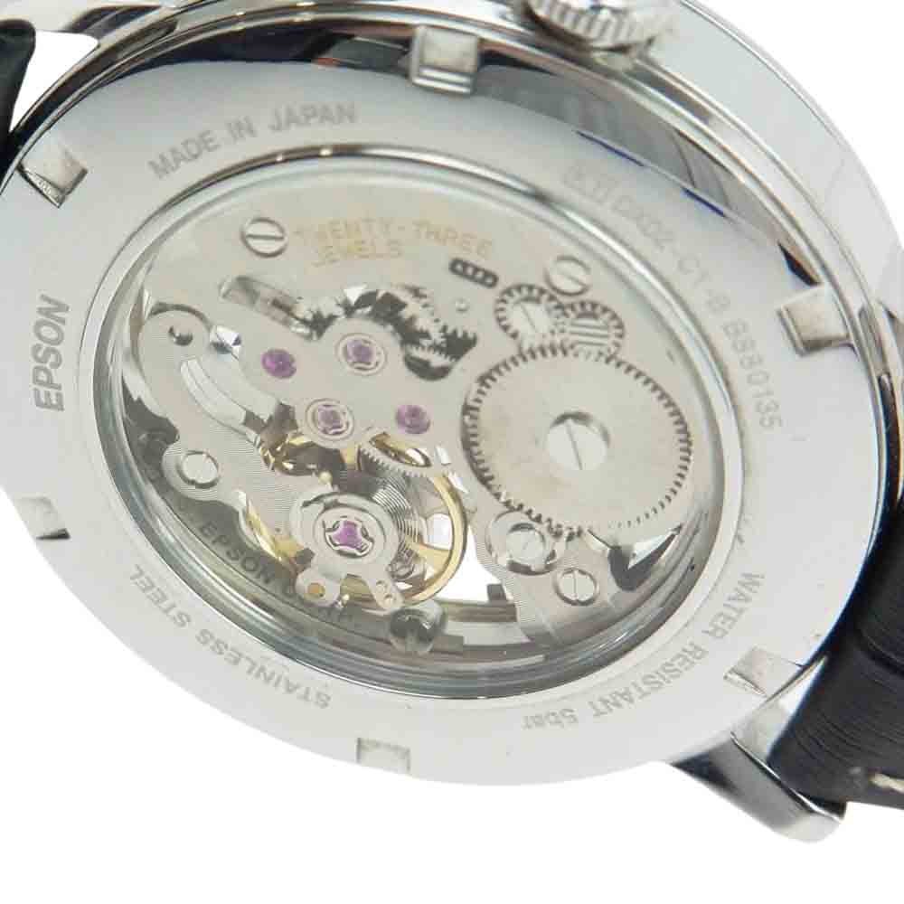 ORIENT オリエント DX02-C1-B ORIENT STAR オリエントスター スケルトン 機械式手巻き メカニカルクラシック 腕時計 ブラック系 シルバー系【極上美品】【中古】