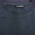 BALENCIAGA バレンシアガ 18SS 541853 TCV41 ロゴ刺繍 オーバーサイズ 半袖Tシャツ グレー系 S【中古】