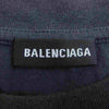 BALENCIAGA バレンシアガ 18SS 541853 TCV41 ロゴ刺繍 オーバーサイズ 半袖Tシャツ グレー系 S【中古】