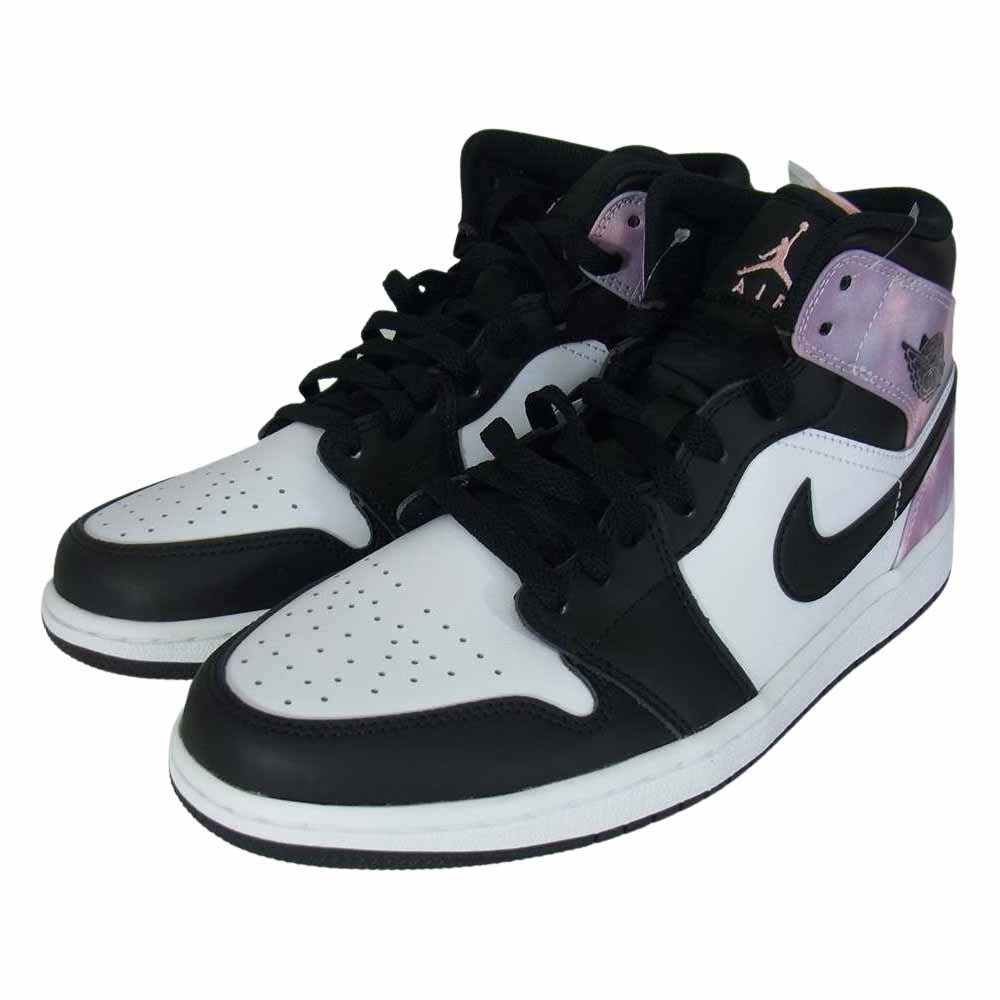 NIKE ナイキ DM1200-001 AIR JORDAN 1 MID SE Zen Master エアジョーダンワン ミッド ゼンマスター タイダイ ブラック系 ホワイト系 26.5cm【新古品】【未使用】【中古】