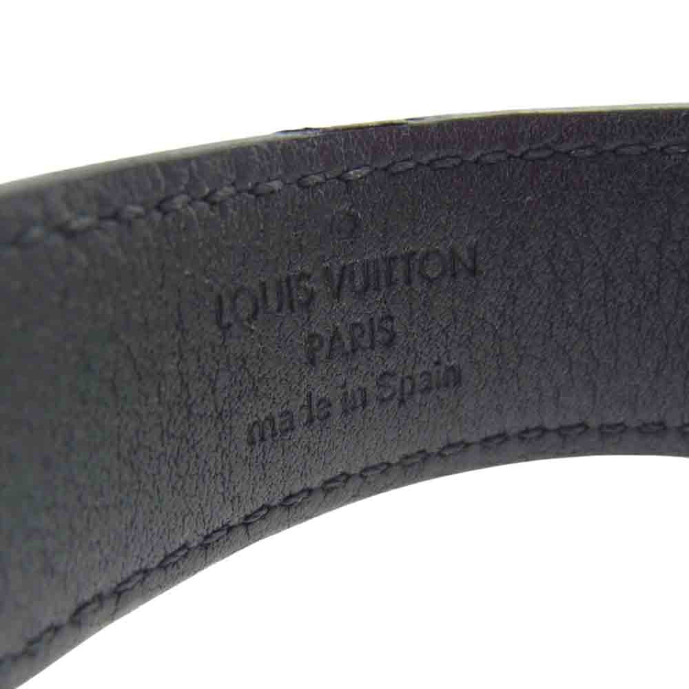 LOUIS VUITTON ルイ・ヴィトン M6295 ラスレ ホッケンハイム ロゴ モノグラム ブレスレット ブラック系 グレー系【中古】