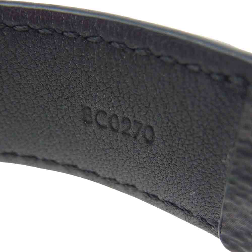LOUIS VUITTON ルイ・ヴィトン M6295 ラスレ ホッケンハイム ロゴ モノグラム ブレスレット ブラック系 グレー系【中古】