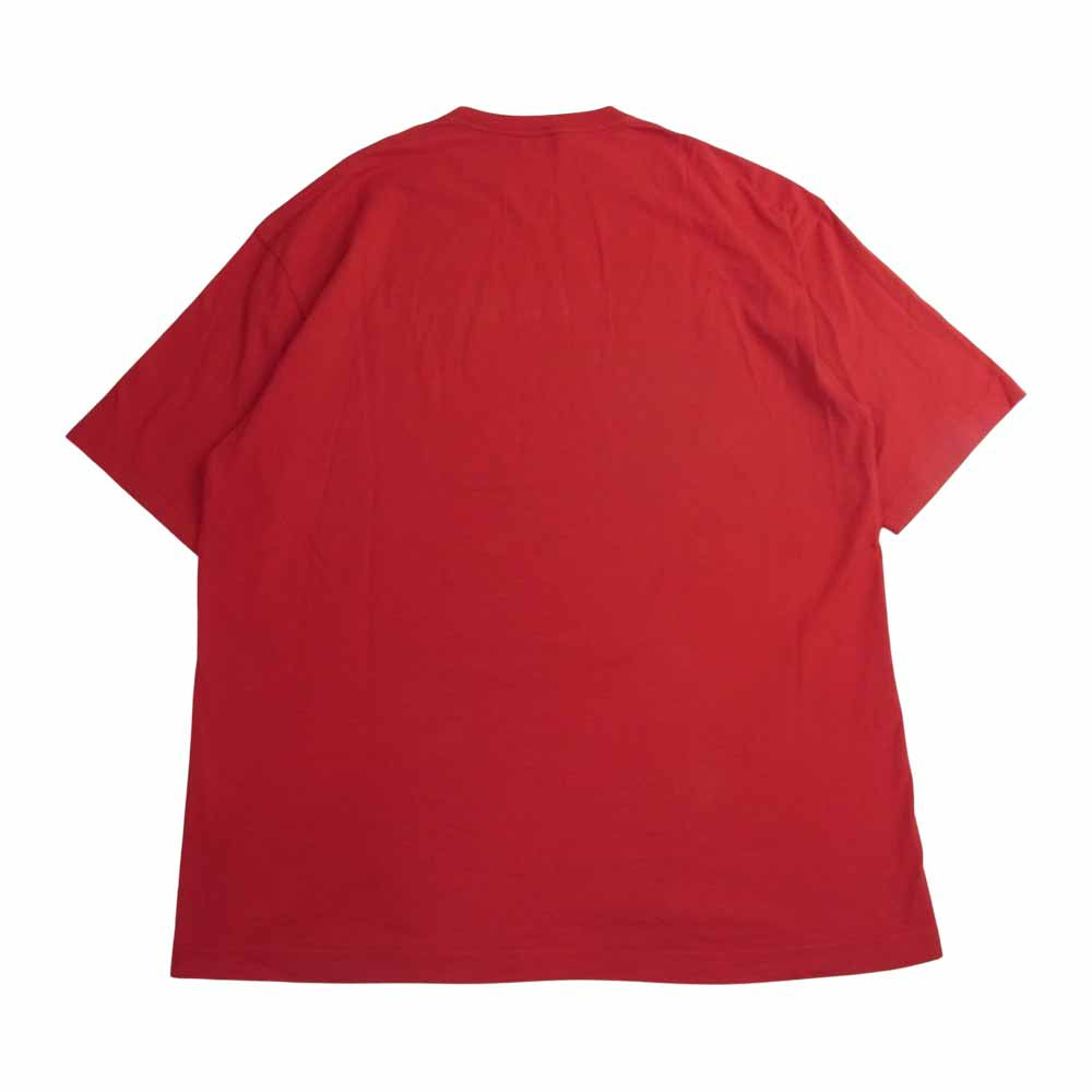 BALENCIAGA バレンシアガ 18AW 544271 TCV25 BBロゴプリント オーバーサイズ 半袖Tシャツ レッド系 XS【中古】