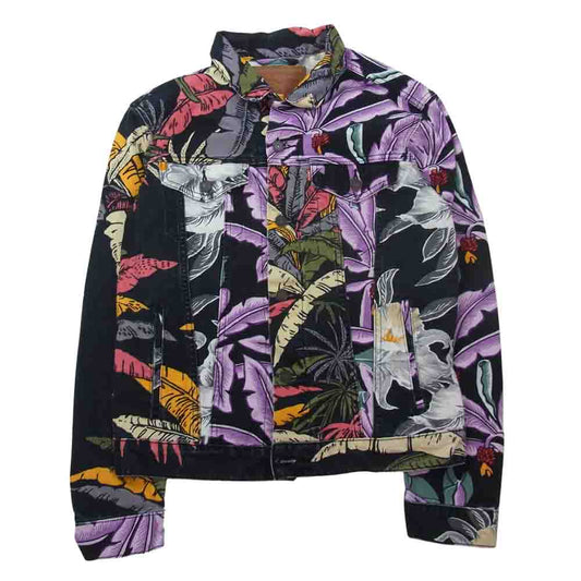 Levi's リーバイス パームツリー柄 デニム ジャケット マルチカラー系 M【中古】