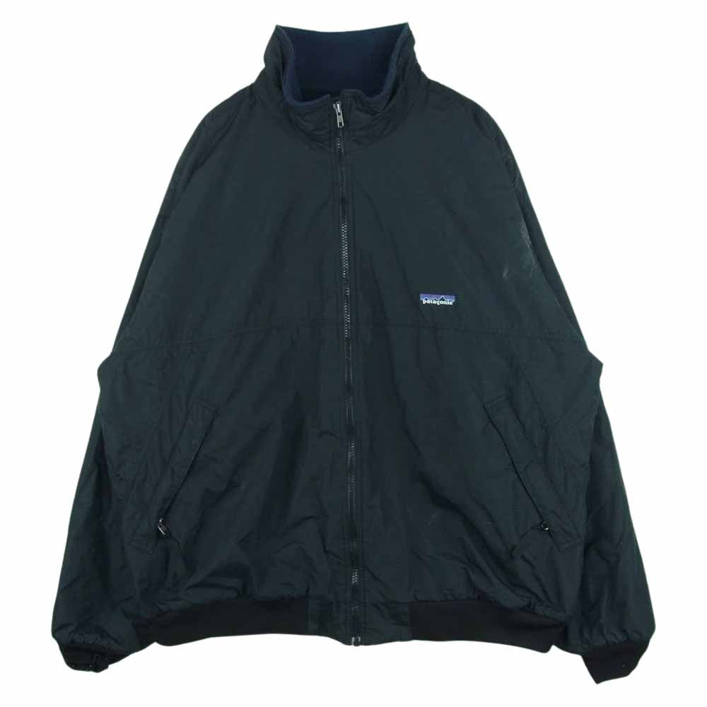 patagonia パタゴニア 28132 SHELLED SYNCHILLA JACKET シェルド シンチラ ナイロン フリース ジャケット ブラック系 L【中古】
