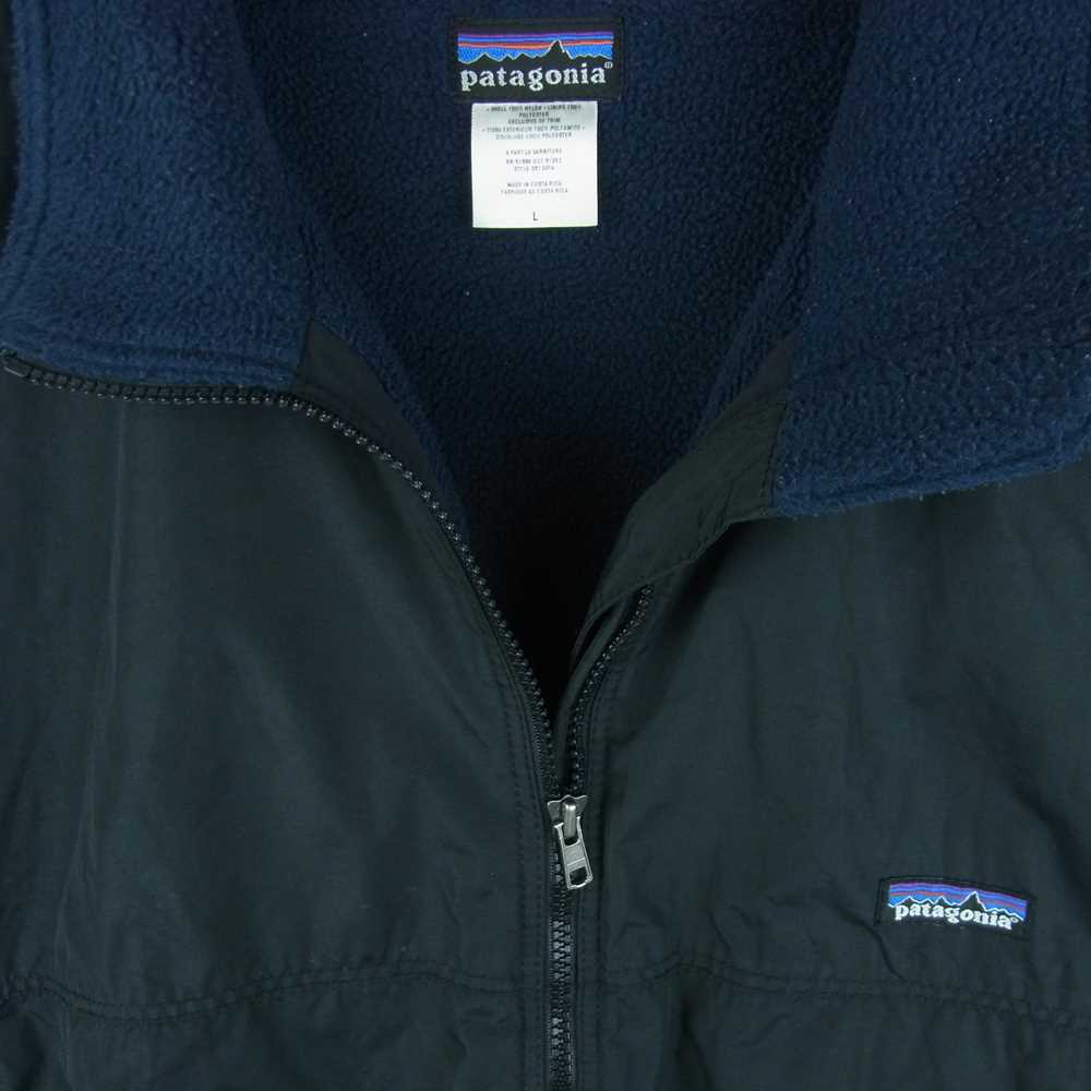 patagonia パタゴニア 28132 SHELLED SYNCHILLA JACKET シェルド シンチラ ナイロン フリース ジャケット ブラック系 L【中古】