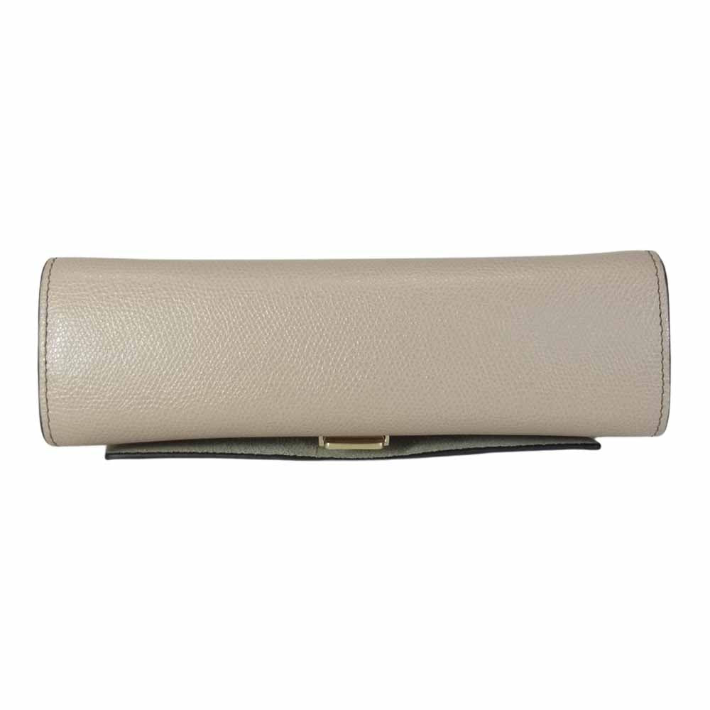 Furla フルラ LIKE MINI CROSSBODY ライク ミニ クロス ボディ ショルダー バッグ ベージュ系 ブルー系【中古】