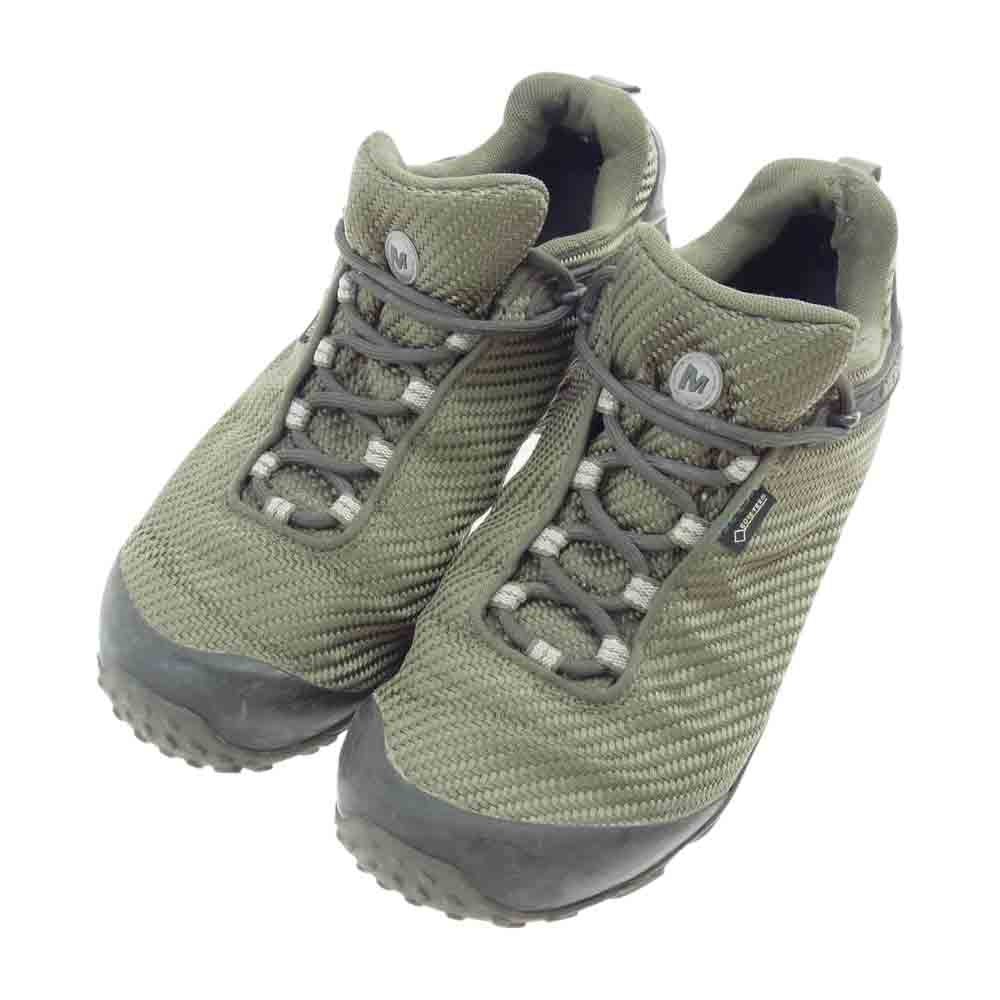 MERRELL メレル J31133 CHAMELEON 7 カメレオン トレッキング シューズ カーキ系 27.5cm【中古】