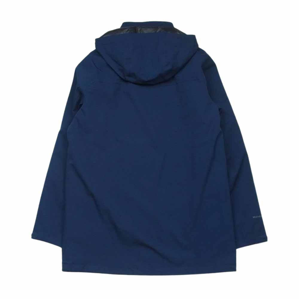 Eddie Bauer エディー・バウアー ダウン ライナー付 ナイロン テック マウンテン パーカ ジャケット ネイビー系 S【中古】