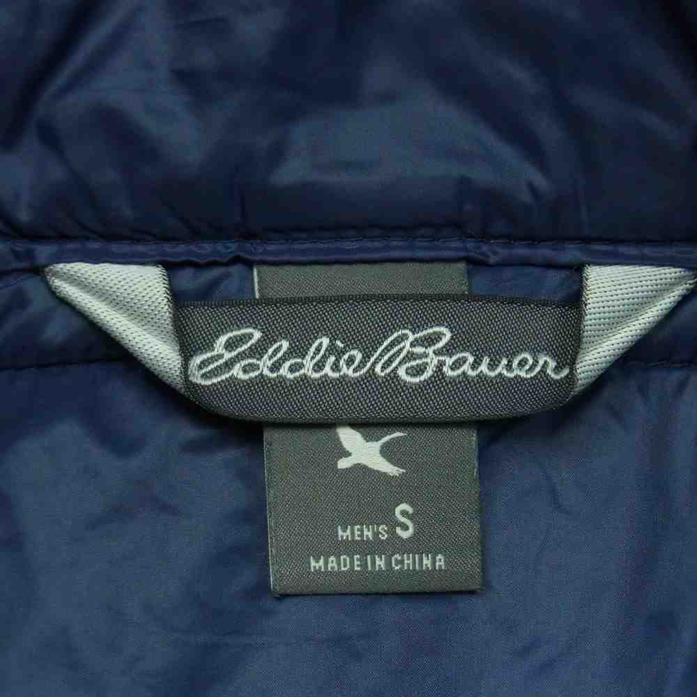 Eddie Bauer エディー・バウアー ダウン ライナー付 ナイロン テック マウンテン パーカ ジャケット ネイビー系 S【中古】