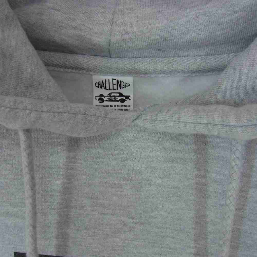 CHALLENGER チャレンジャー CLG-SW 022-001 MASKED LADY HOODIE マスクド レディ フーディ プルオーバー パーカー グレー系 L【中古】