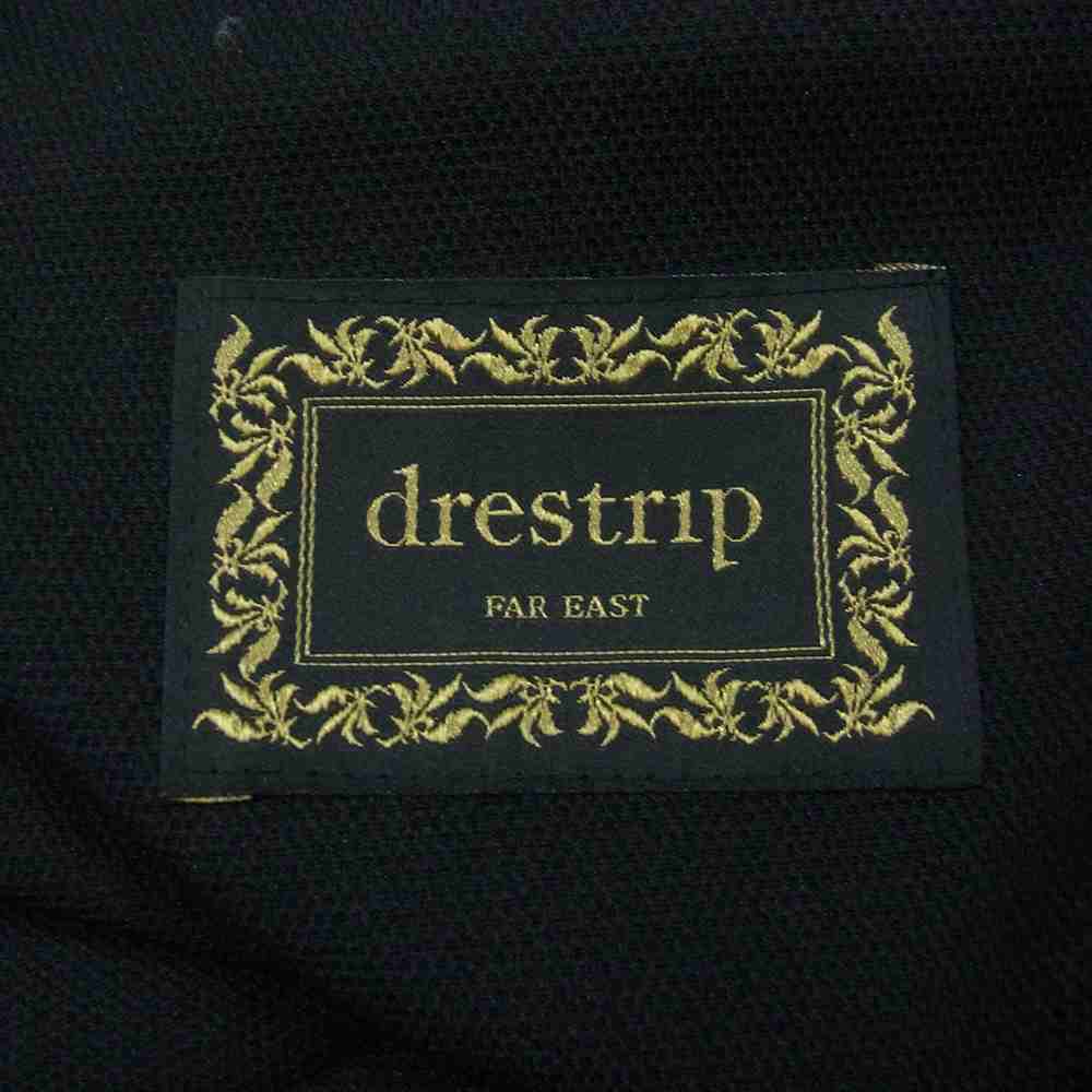 drestrip ドレストリップ 裾ジップ サイドライン ジャージ トラック パンツ ブラック系 4【美品】【中古】