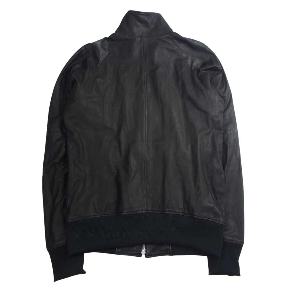 drestrip ドレストリップ ディアスキン ジャージ レザー トラック ジャケット ブラック系 3【中古】