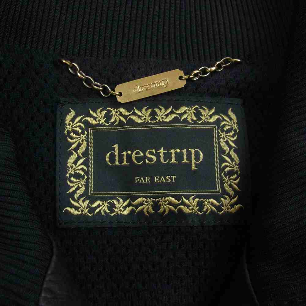 ドレストリップ　ディアスキン　レザートラックジャケット　drestrip drestrip ドレストリップ ディアスキン ジャージ レザー トラック