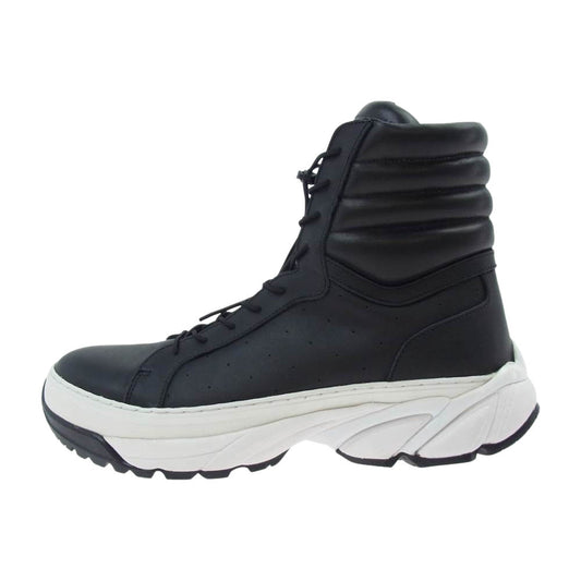 ripvanwinkle リップヴァンウィンクル RW-234 SHOELACE HIGH シューレースハイ ステアレザー スニーカー ブーツ ブラック系【極上美品】【中古】