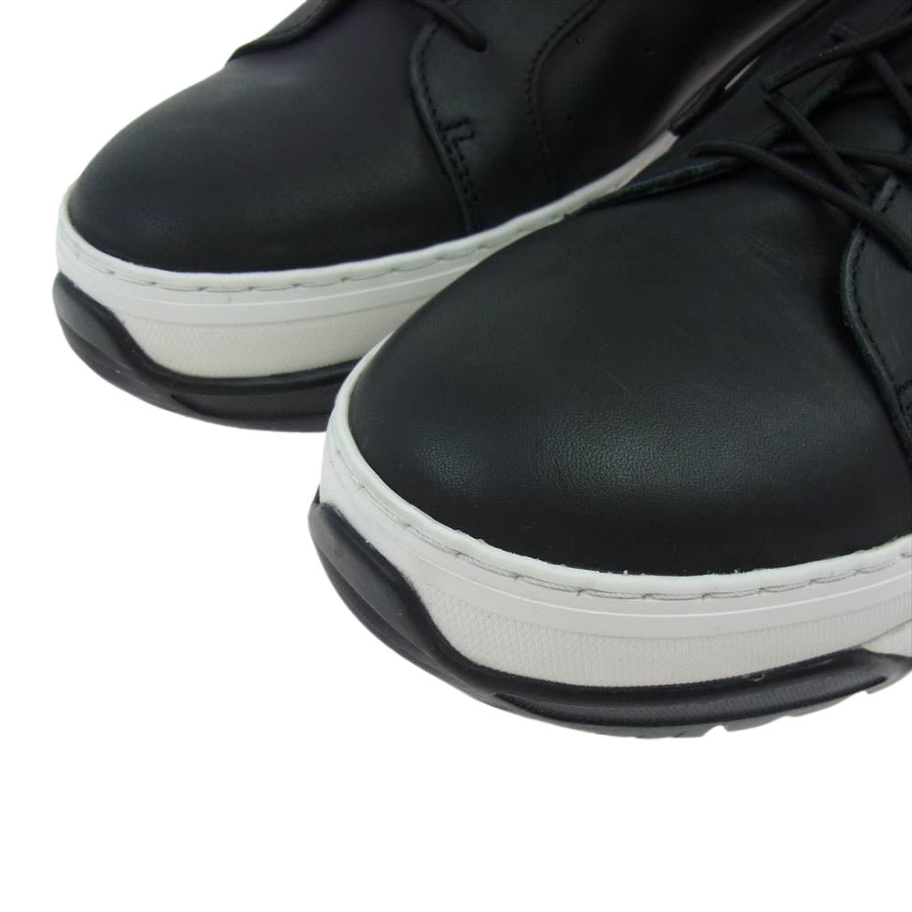 ripvanwinkle リップヴァンウィンクル RW-234 SHOELACE HIGH シューレースハイ ステアレザー スニーカー ブーツ ブラック系【極上美品】【中古】