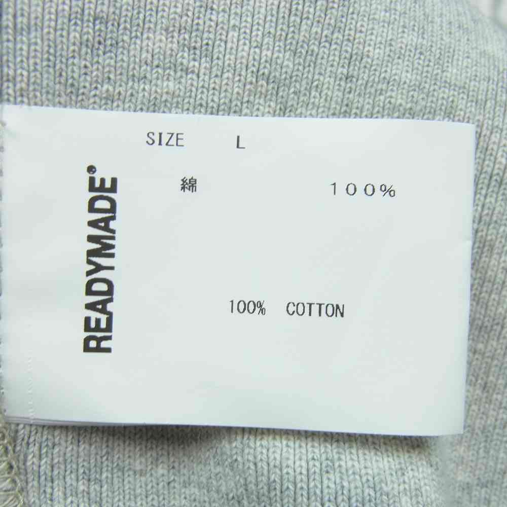 READY MADE レディメイド RE-CO-00-00-211 CLF TARGET HOODIE ターゲット フーディー パーカー グレー系 L【新古品】【未使用】【中古】