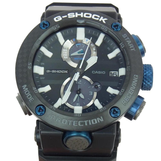 G-SHOCK ジーショック GWR-B1000-1A1JF MASTER OF G マスターオブG GRAVITYMASTER グラビティマスター ソーラー電波 腕時計 ブラック系 ブルー系【新古品】【未使用】【中古】