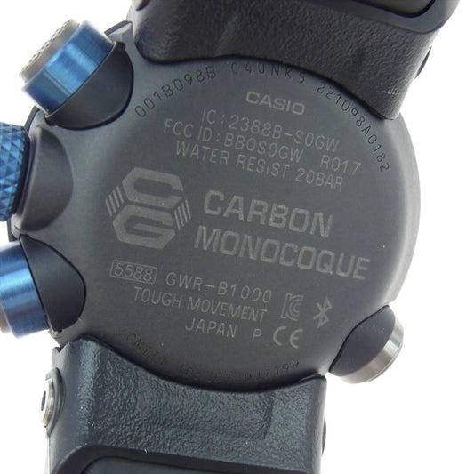 G-SHOCK ジーショック GWR-B1000-1A1JF MASTER OF G マスターオブG GRAVITYMASTER グラビティマスター ソーラー電波 腕時計 ブラック系 ブルー系【新古品】【未使用】【中古】
