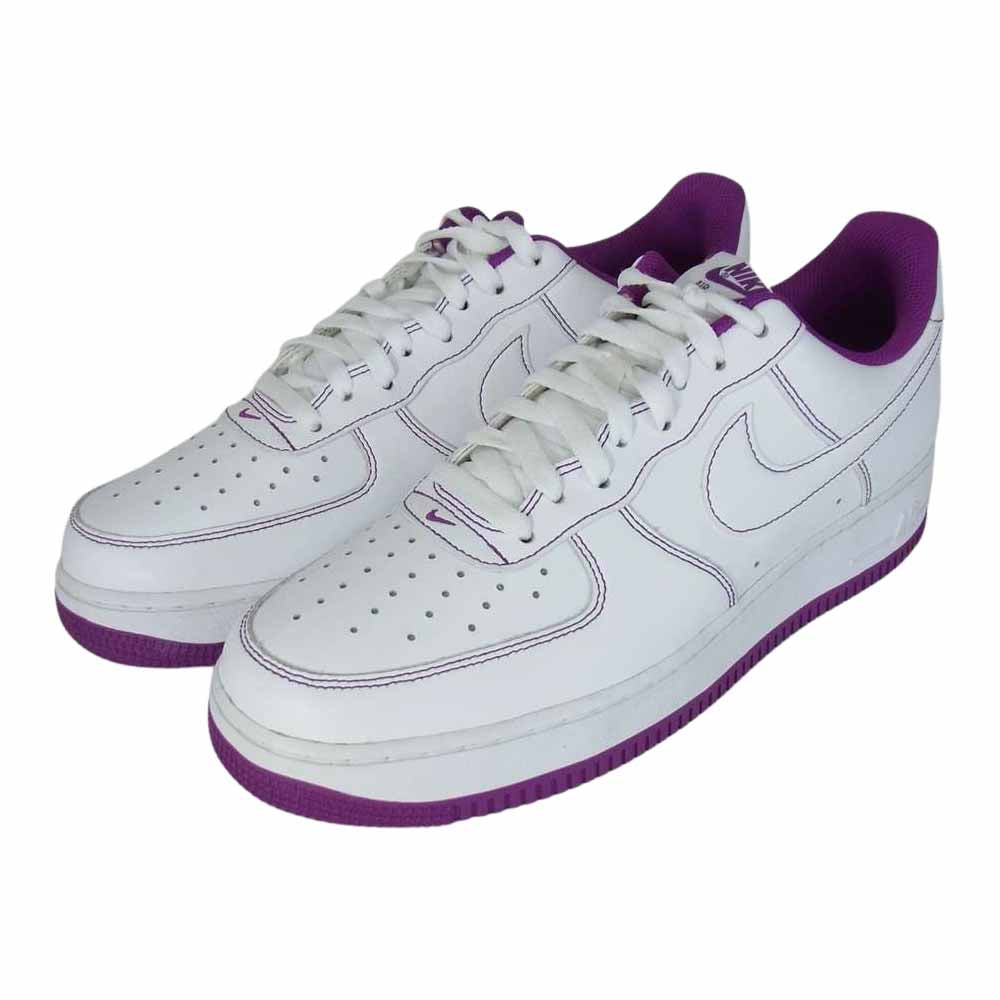 NIKE ナイキ CV1724-105 AIR FORCE 1 07 エアフォース1 WHITE/WHITE-VIOTECH ホワイト系 パープル系 29cm【中古】