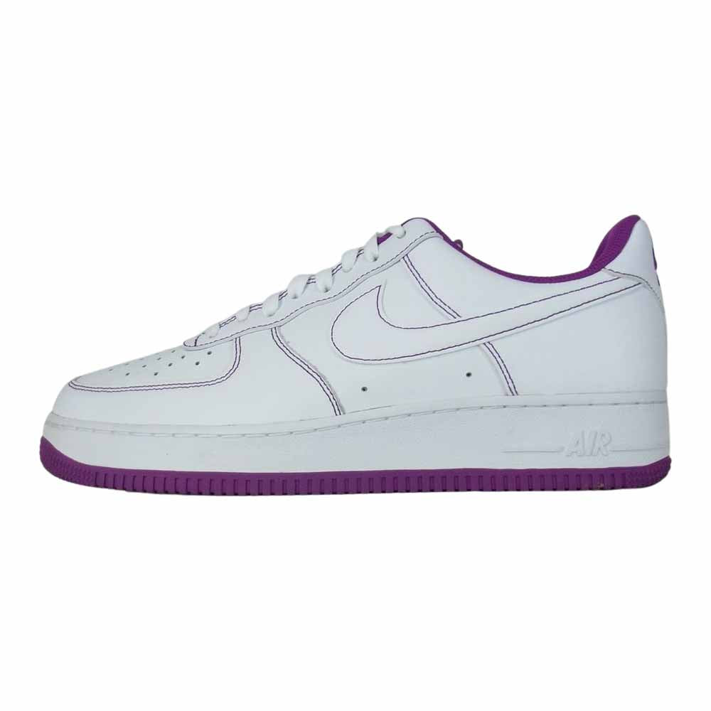 NIKE ナイキ CV1724-105 AIR FORCE 1 07 エアフォース1 WHITE/WHITE-VIOTECH ホワイト系 パープル系 29cm【中古】