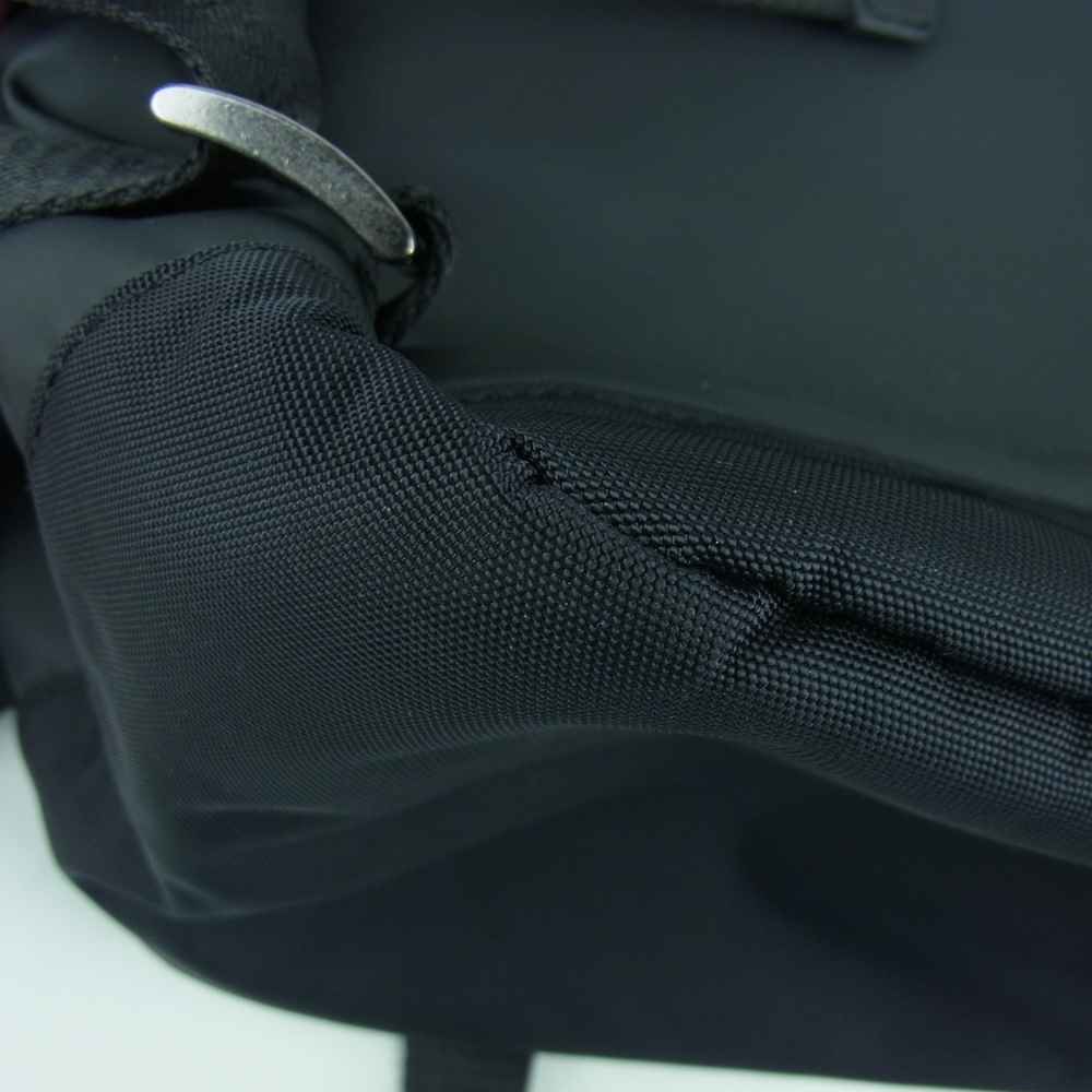 マキャベリック 3108-10114 LUDUS BOX LOGO COVERD BACKPACK ルーダス ボックスロゴ バックパック リュック 濃い灰色よりの黒【中古】