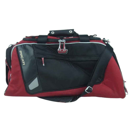 TUMI トゥミ DUCATI ドゥカティ ボストン ショルダー バッグ レッド系 ブラック系【中古】