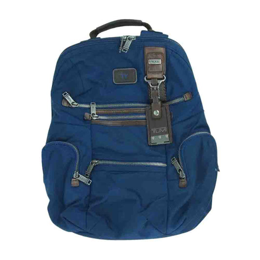 TUMI トゥミ Alpha Bravo Knox backpack ノックス バックパック リュック ブルー系【中古】