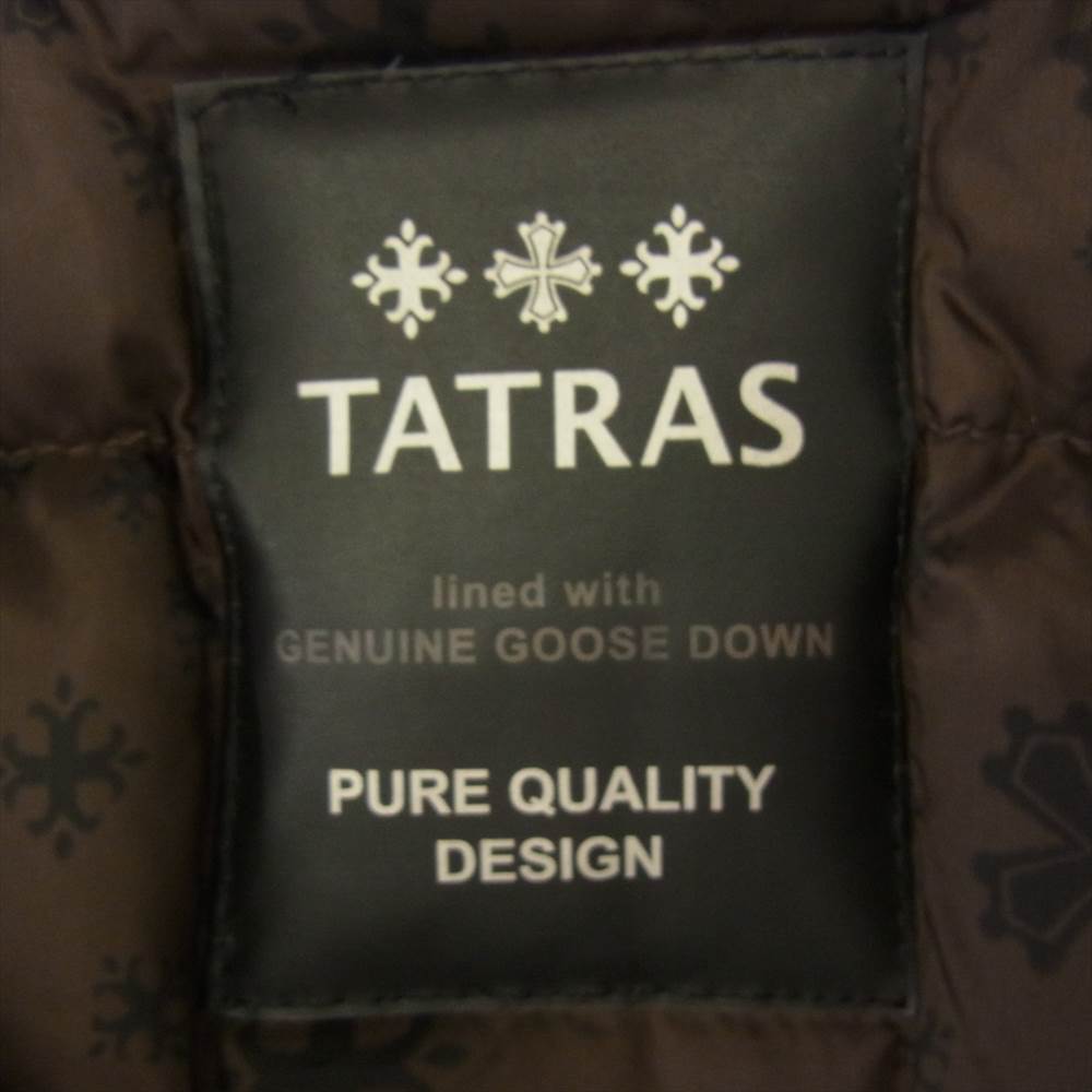 TATRAS タトラス MTA17A4319 国内正規品 PETRONIO ペトロニオ ファー付き ダウンジャケット モスグリーン系【中古】