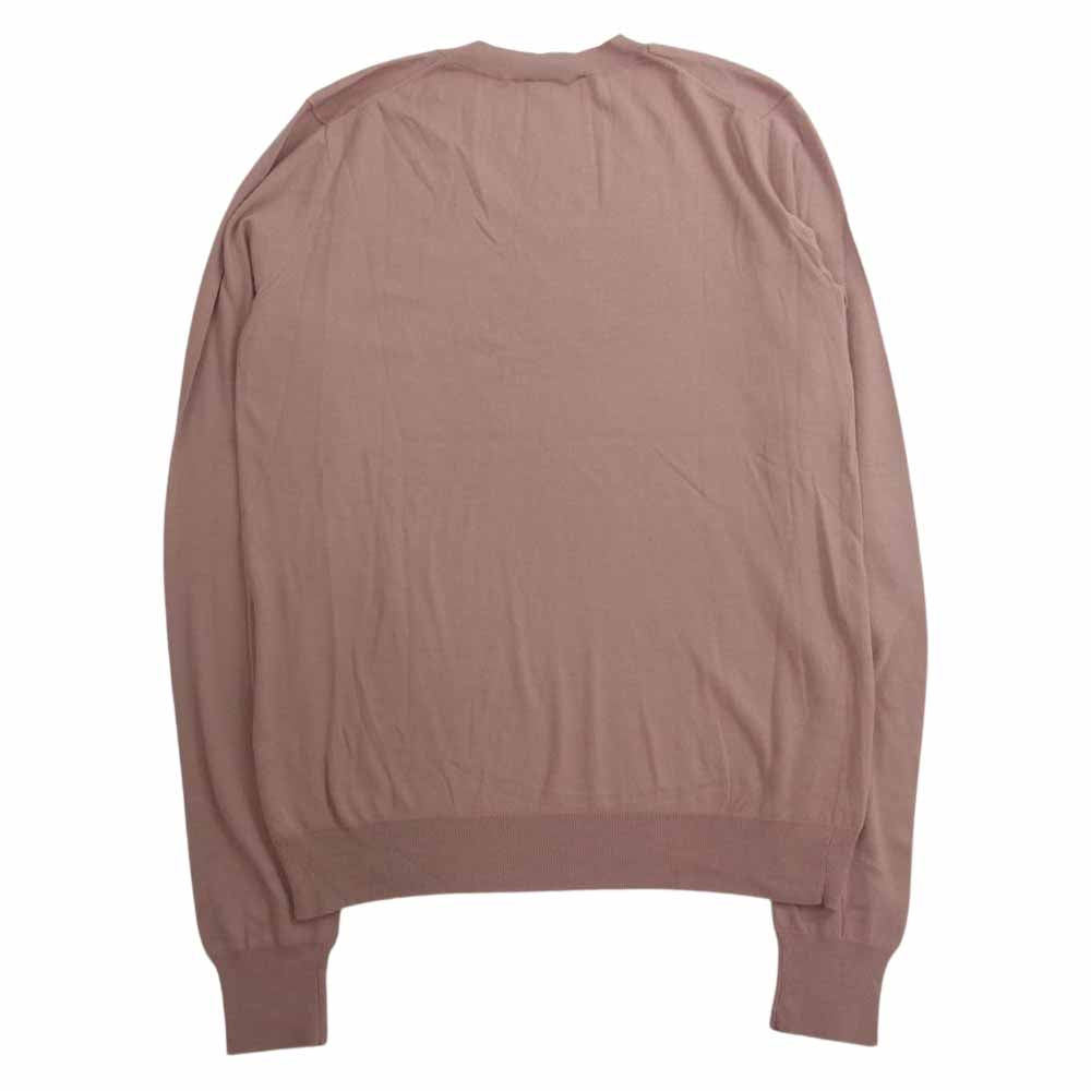 theory セオリー 3101738 Vネック レーヨン 長袖 ニット カットソー ピンクブラウン系 S【美品】【中古】