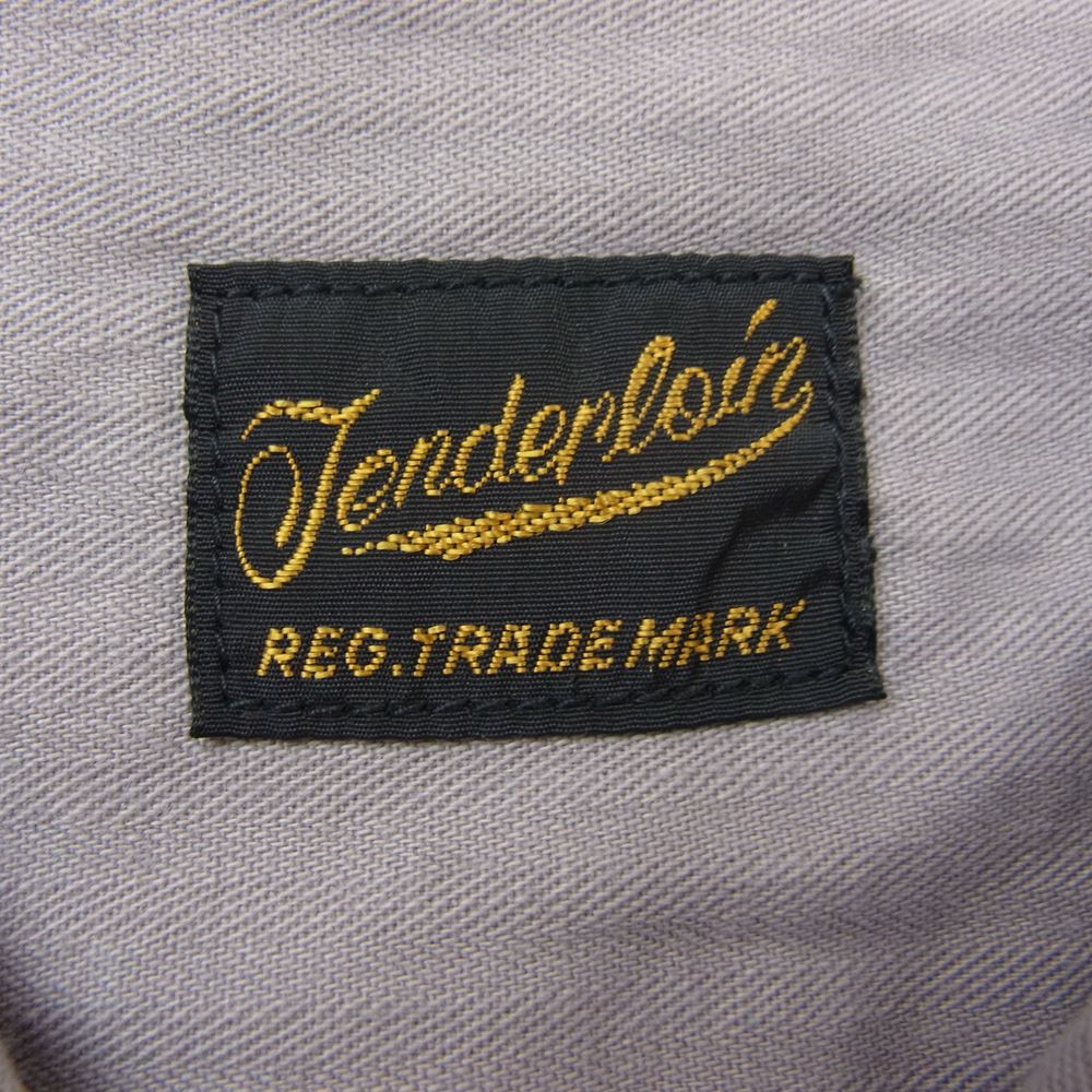 TENDERLOIN テンダーロイン T-OEM SHT BD サックス ワーク シャツ グレー系 M【中古】