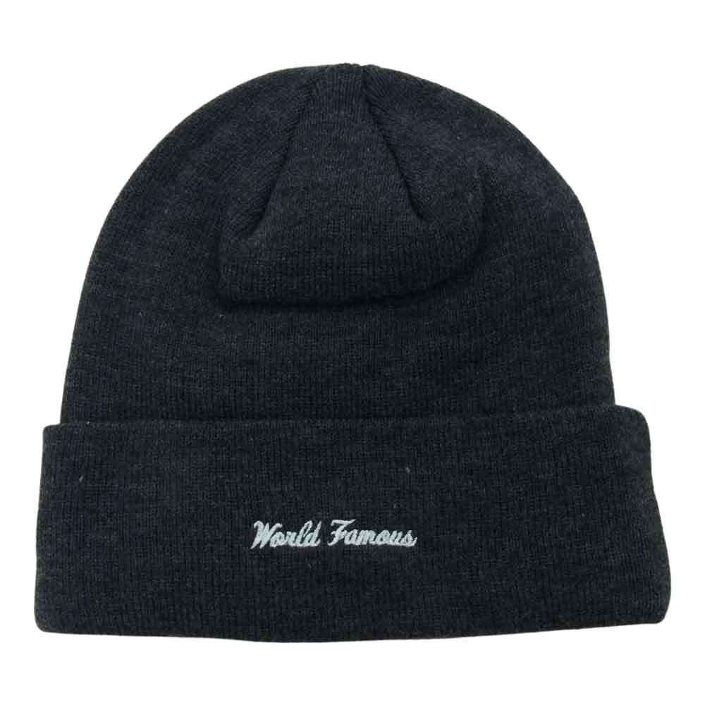 Supreme シュプリーム 15AW × NEW ERA ニューエラ Box Logo Beanie Charcoal ボックス ロゴ ビーニー キャップ ダークグレー系【中古】