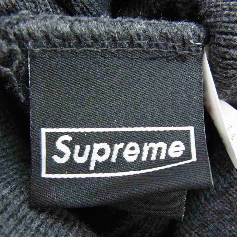 Supreme シュプリーム 15AW × NEW ERA ニューエラ Box Logo Beanie Charcoal ボックス ロゴ ビーニー キャップ ダークグレー系【中古】
