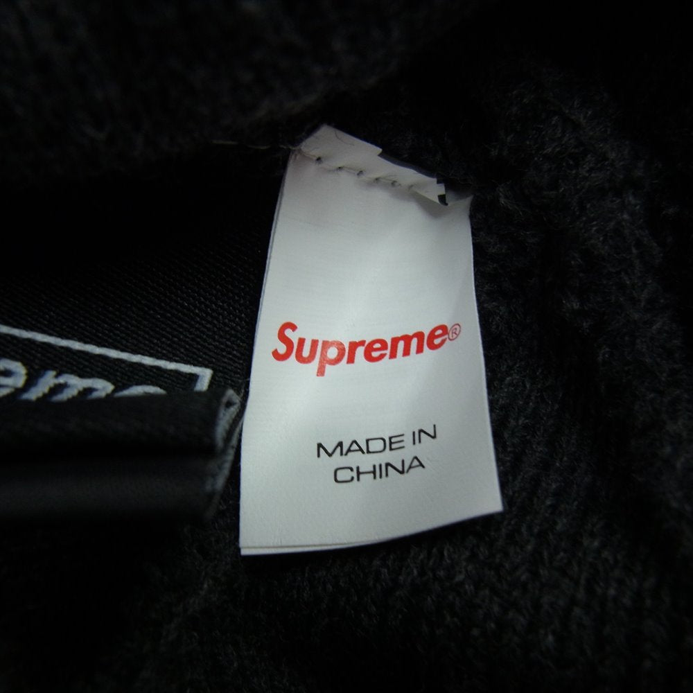 Supreme シュプリーム 15AW × NEW ERA ニューエラ Box Logo Beanie Charcoal ボックス ロゴ ビーニー キャップ ダークグレー系【中古】