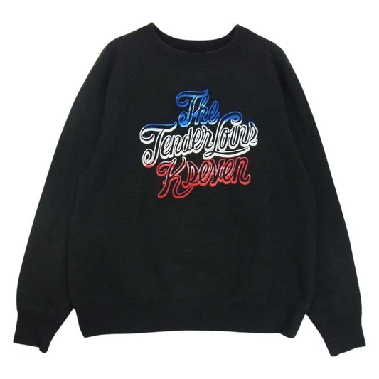 TENDERLOIN テンダーロイン T-SWEAT K-SEVEN ケーセブン スウェット ブラック系 S【中古】