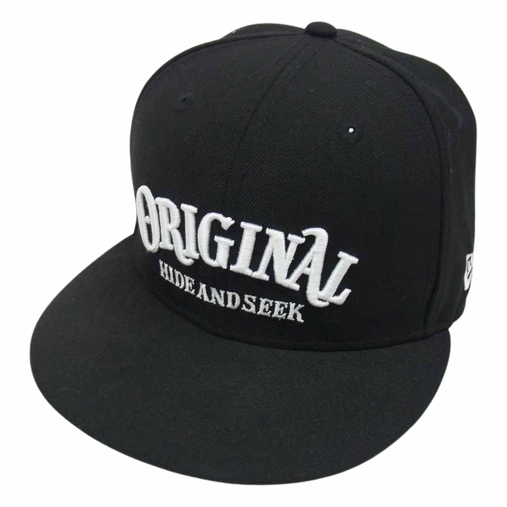 TENDERLOIN テンダーロイン × HIDE AND SEEK ハイドアンドシーク NEWERA CAP ニューエラ キャップ ブラック系【中古】