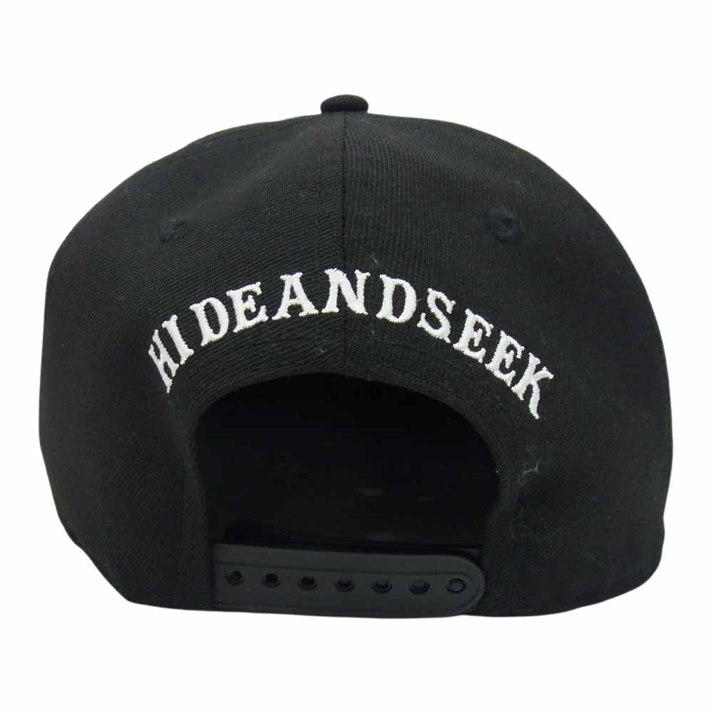 TENDERLOIN テンダーロイン × HIDE AND SEEK ハイドアンドシーク NEWERA CAP ニューエラ キャップ ブラック系【中古】